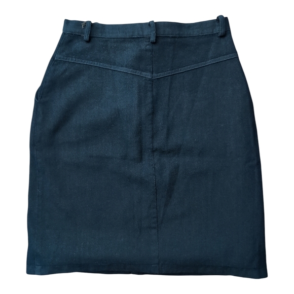 RODIER chocolate Brown Knee-Length wool A-Line Skirt size s. Made in Fr… - Picture 3 of 5